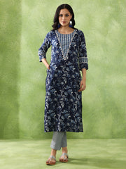 JAIPUR KURTI LADIES WESTERN KURTI 1PCS 1C25KRTAR003 INDIGO