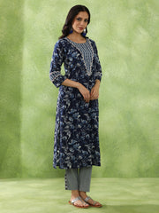 JAIPUR KURTI LADIES WESTERN KURTI 1PCS 1C25KRTAR003 INDIGO