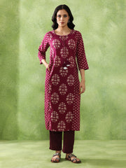 JAIPUR KURTI LADIES WESTERN KURTI 1PCS 1C25KRTAR006 MAGENTA