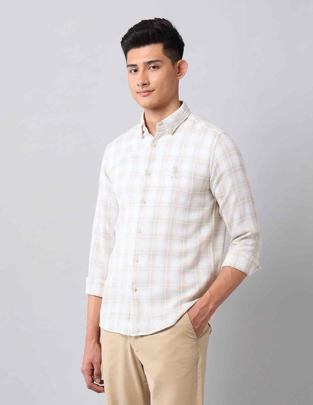 U.S.Polo Mens Casual Shirt