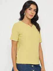 Madame Ladies Western Top H/S M5S11001 048 Mustard