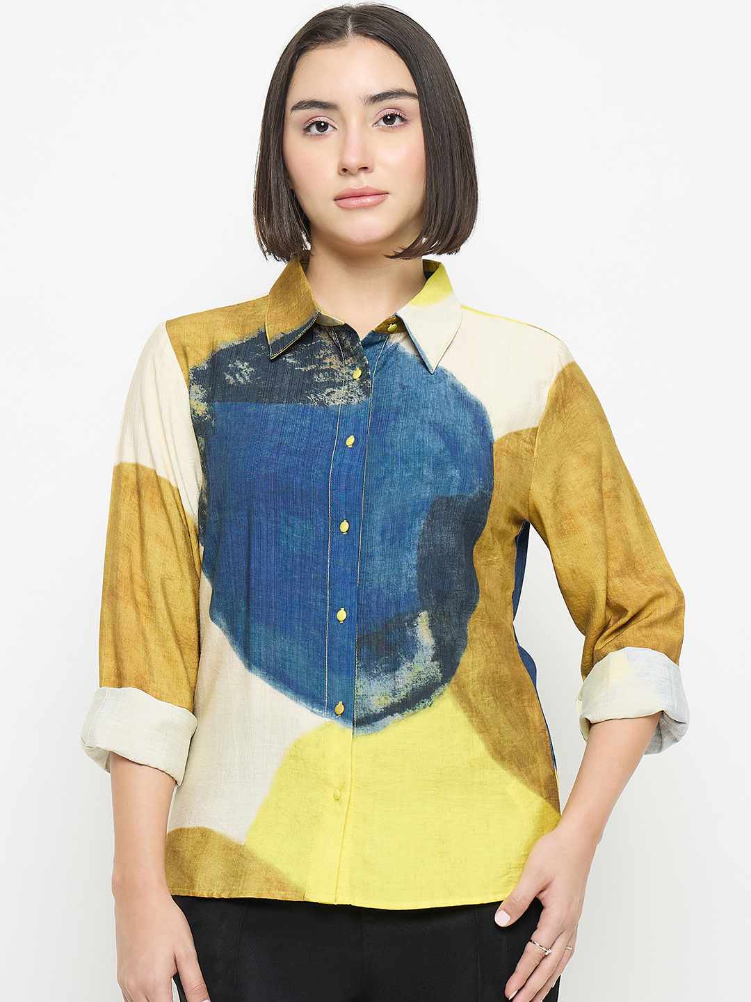 Madame Ladies Western Top F/S M5W18232 001 Beige
