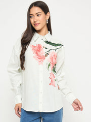 Madame Ladies Western Top H/S M5S18218 1179 Light Green