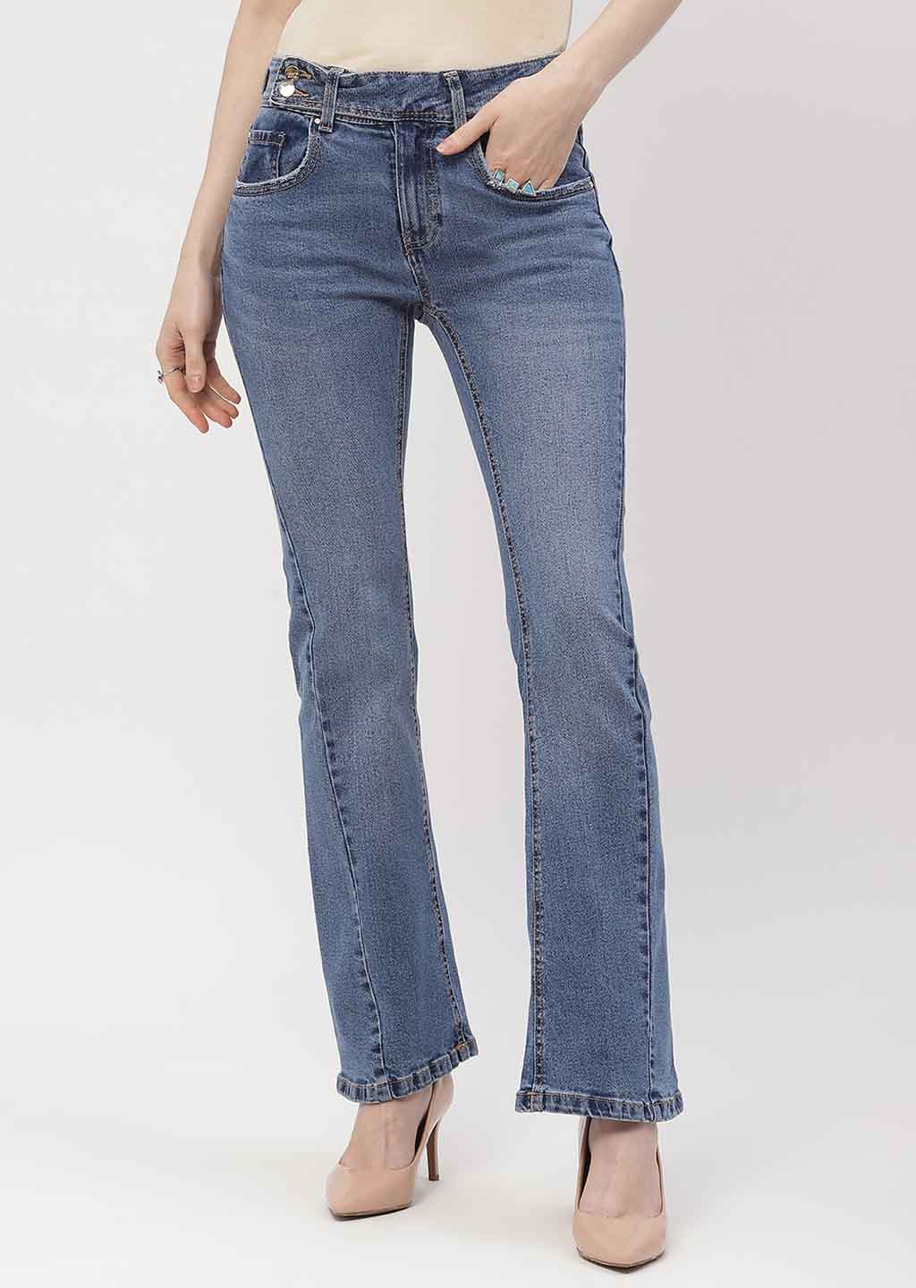 Madame Ladies Western Jeans M4Sc24207 386 Dark Blue