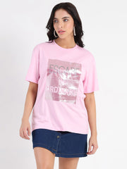 Madame Ladies Western Top H/S M5S11263 031 Pink