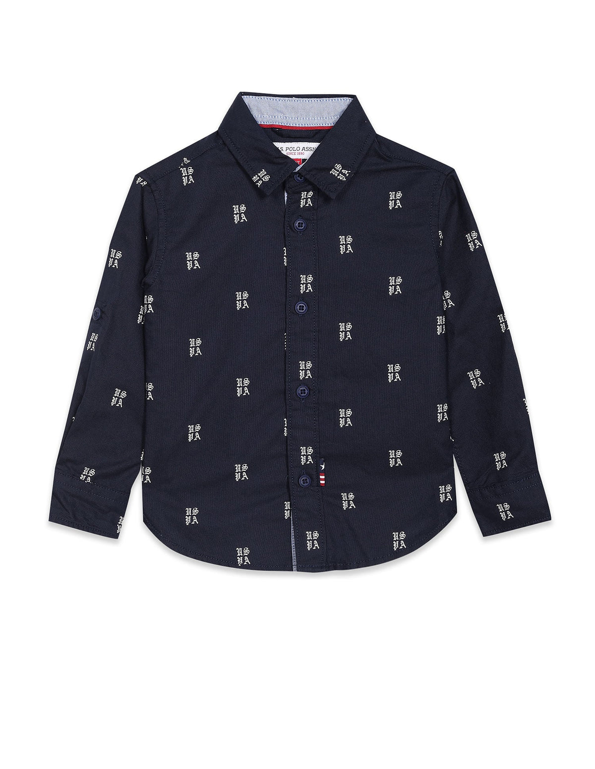 U.S.POLO KIDS BOYS SHIRT H/S UKSHT0383
