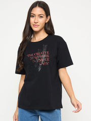 Madame Ladies Western Top H/S M5S11250 002 Black