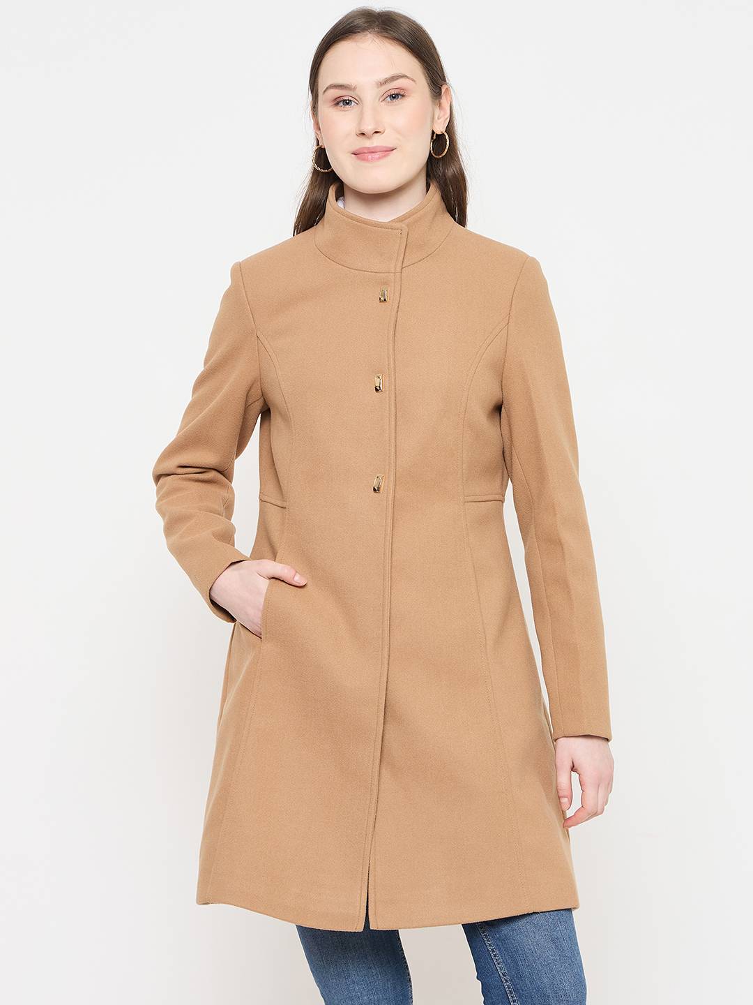 Madame Ladies Western Long Coat M5W20152 001 Beige