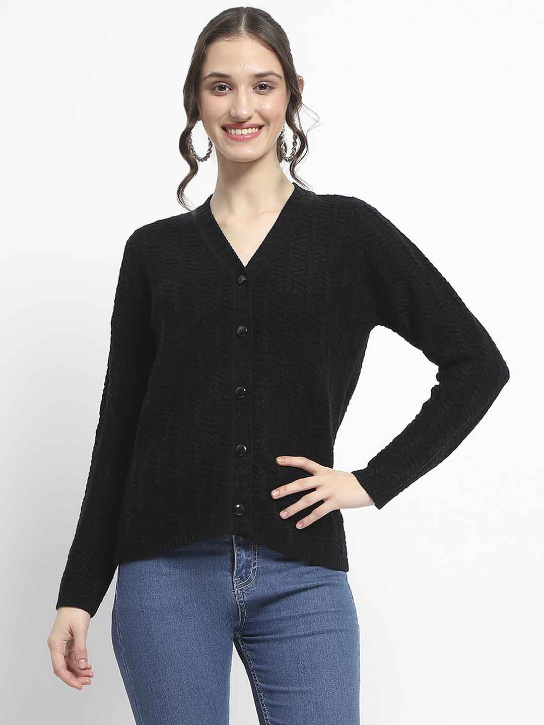 Madame Ladies Western Cardigan M4W70082 002 Black