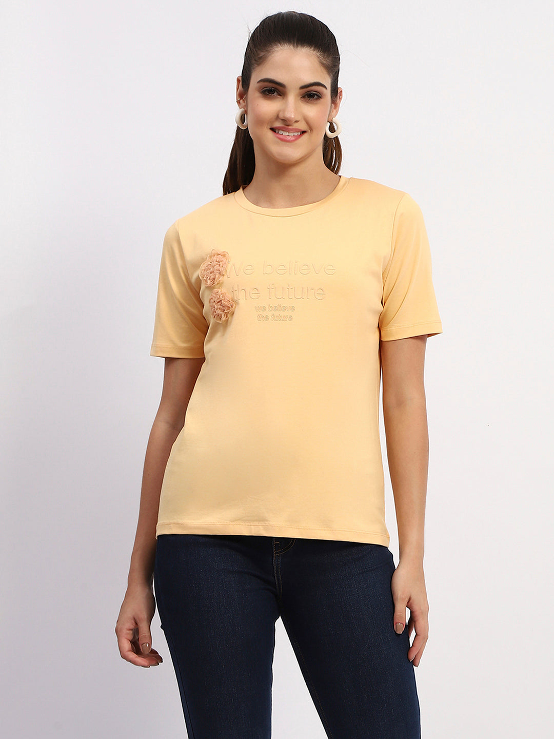 Madame Ladies Western Top F/S M4W11235 124 Light Orange