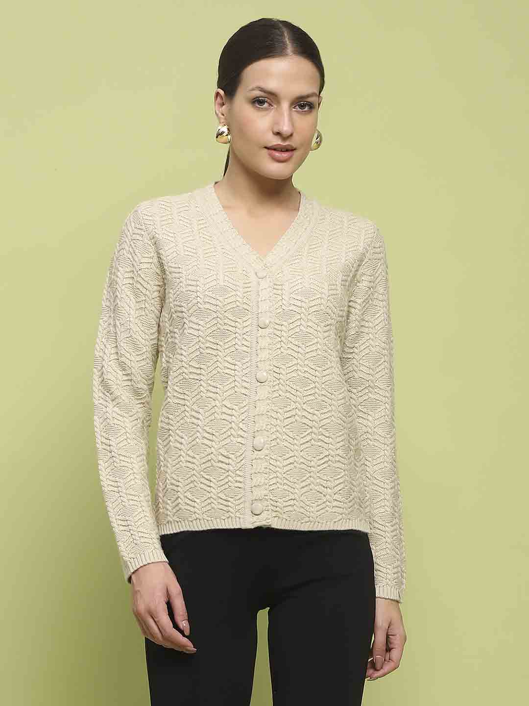 Madame Ladies Western Cardigan M4W70082 001 Beige