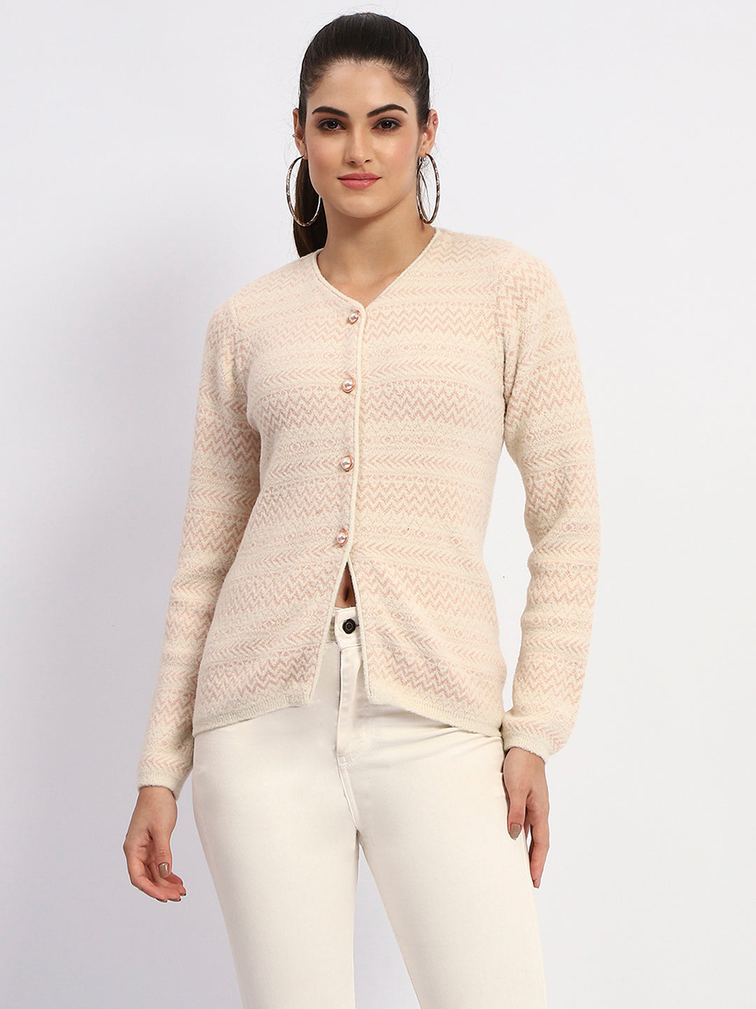 Madame Ladies Western Cardigan M3W70018 030 Peach