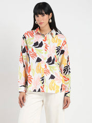 Madame Ladies Western Top H/S M5S18203 1 Off White