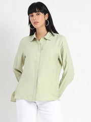 Madame Ladies Western Top H/S M5S18263 388 Apple Green