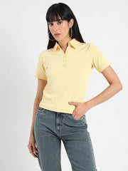 Madame Ladies Western Top H/S M5S11005 044 Yellow
