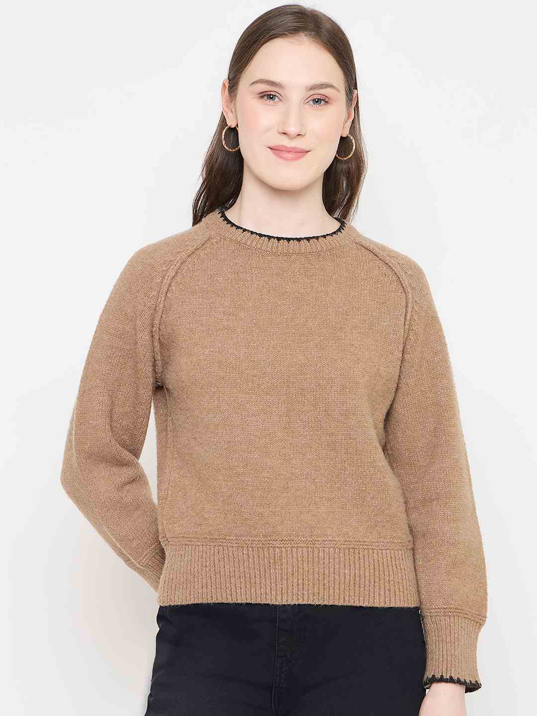 Madame Ladies Western Woolen Top M5W17223 006 Camel