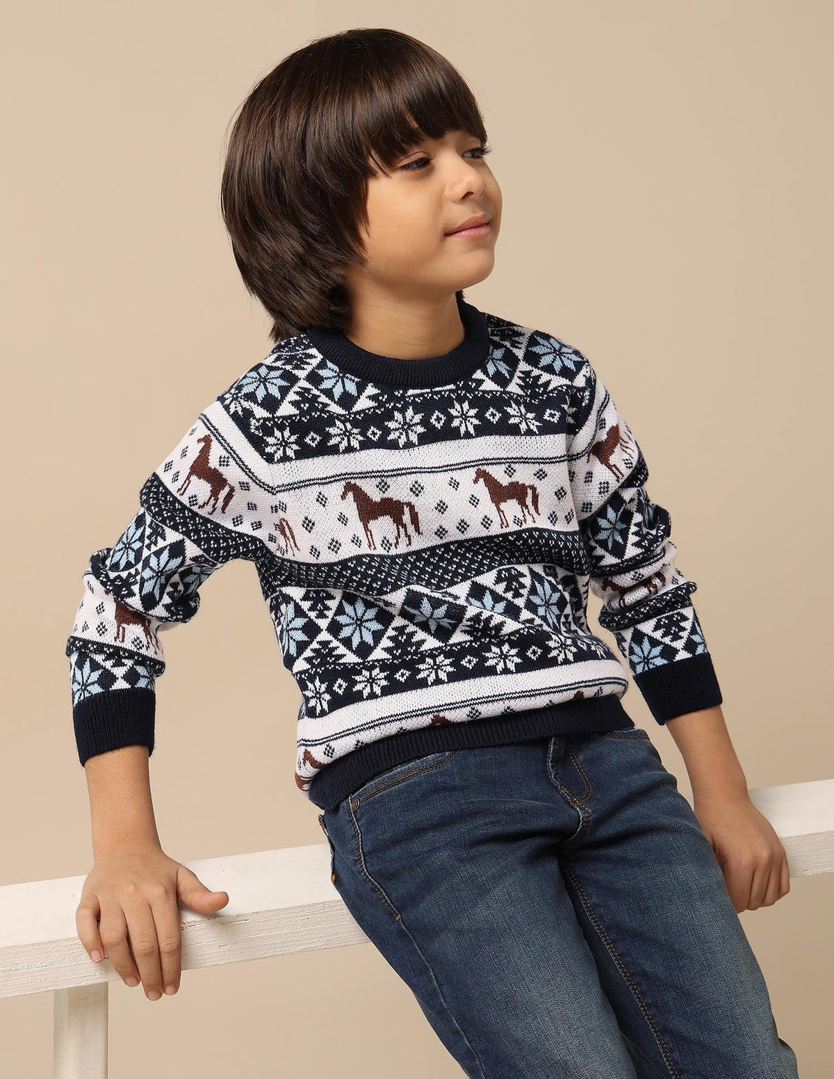 U.S.POLO KIDS BOYS PULLOVER UKSWE0164