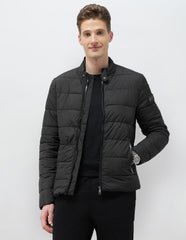 Solid  Regular Fit Puffer Jacket