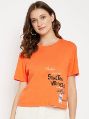 Madame Wonder Wanderer Orange T-Shirt