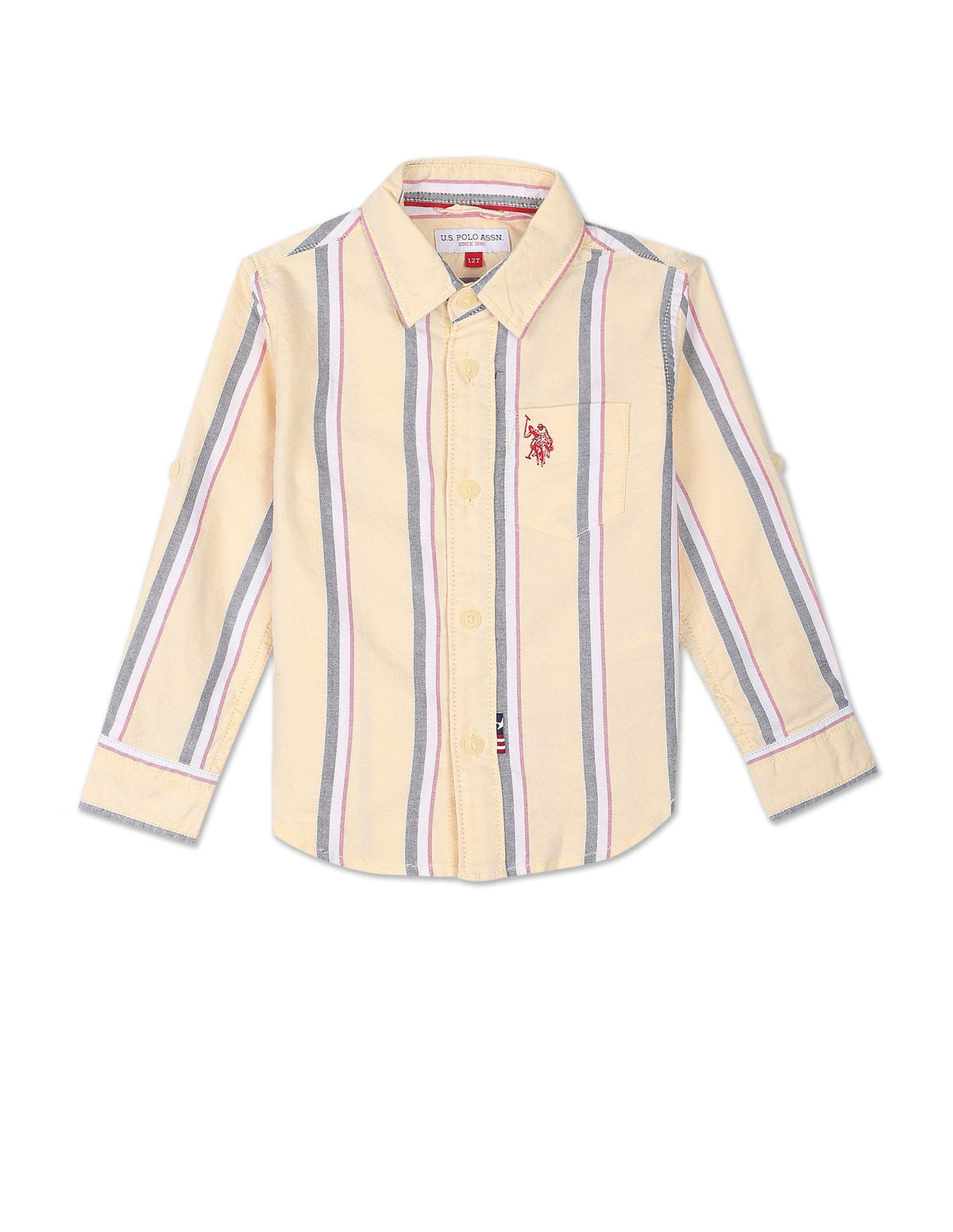 U.S.POLO KIDS BOYS SHIRT H/S UKSHT0589