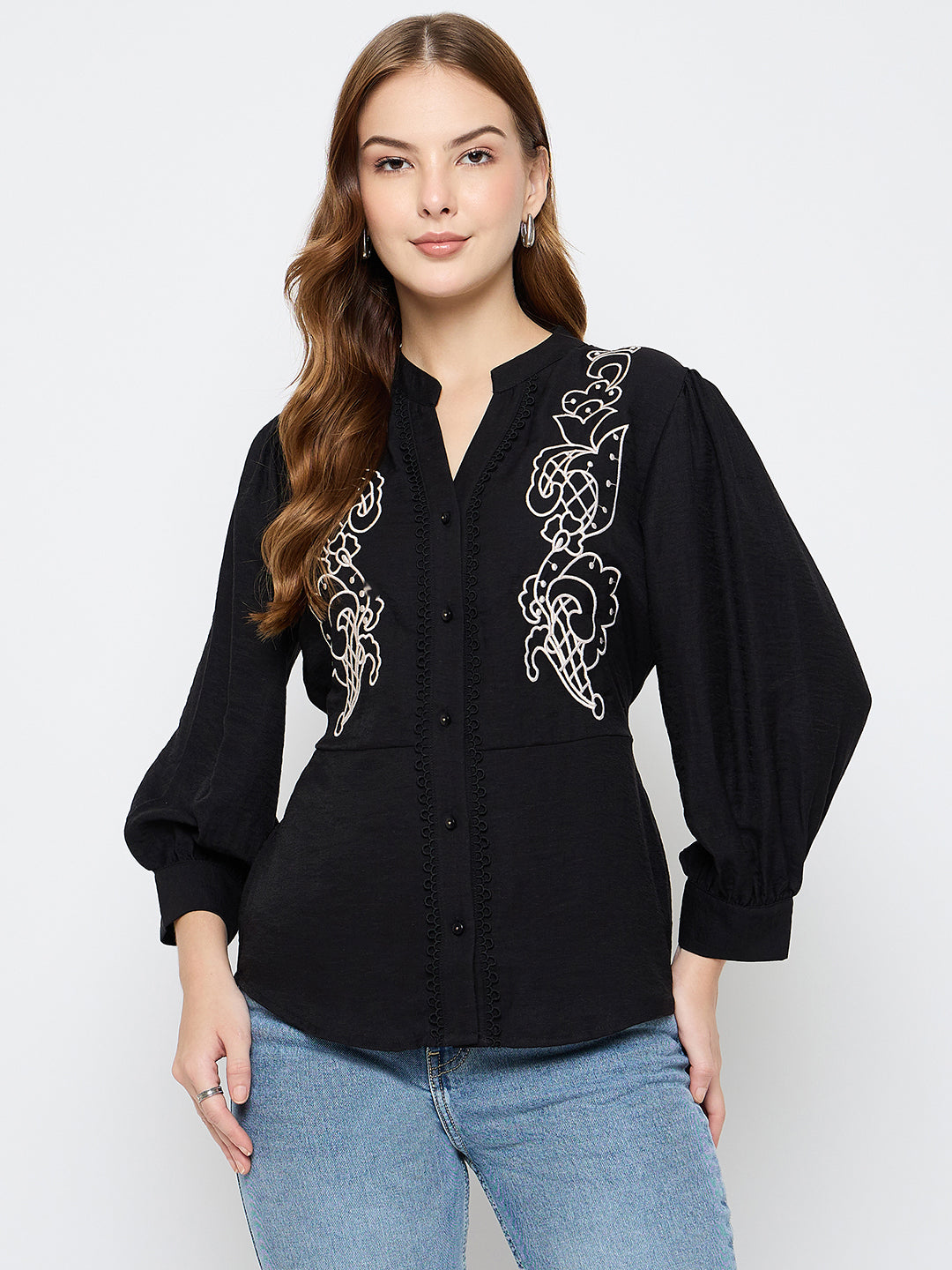Madame Ladies Western Top