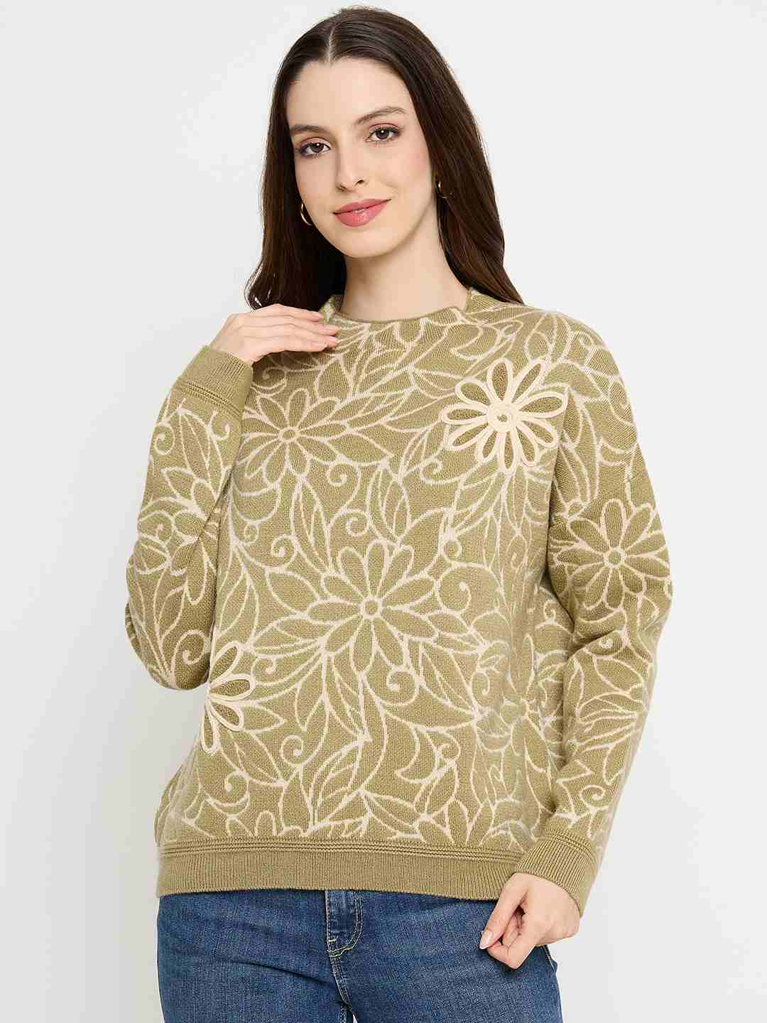Madame Ladies Western Woolen Top M5W17185 135 Pista