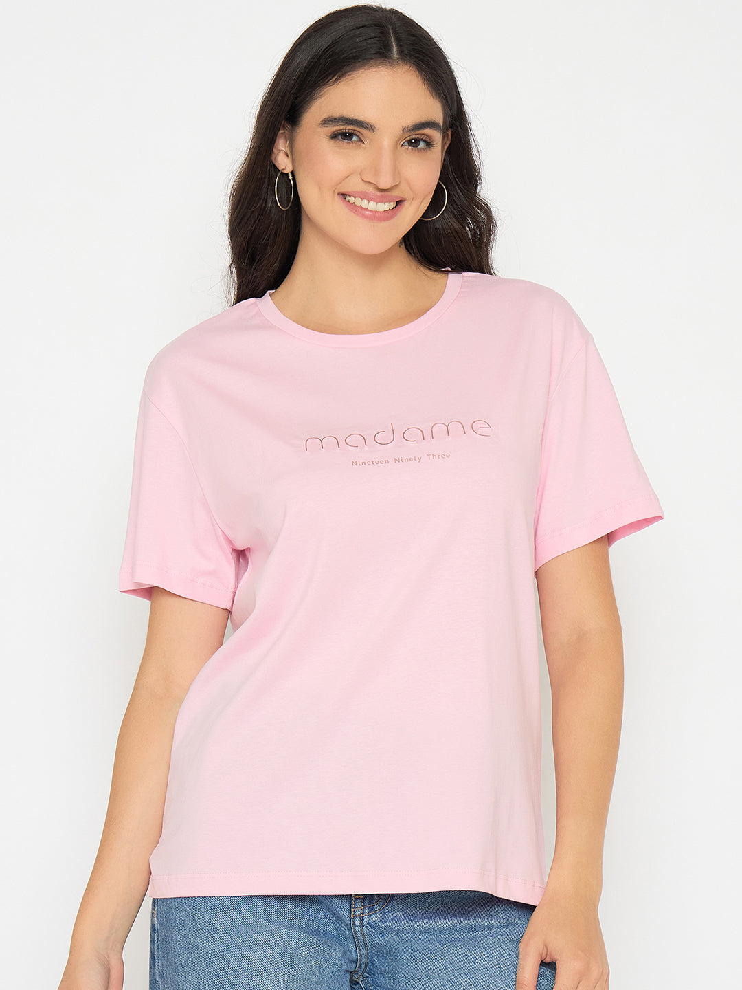 Madame Ladies Western Top H/S M5S11455 031 Pink - Goyalsons ShopMax