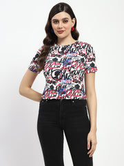 Madame Ladies Western Top H/S M4Slc11323 1 Off White