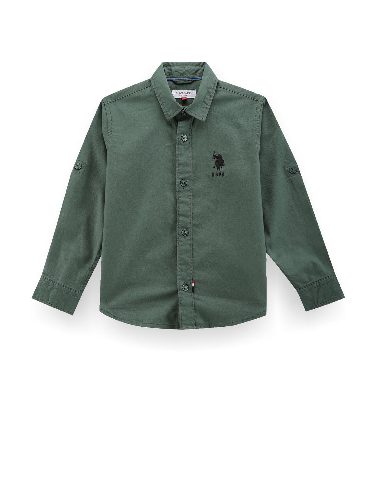 U.S.POLO KIDS BOYS SHIRT F/S UKSHT0667