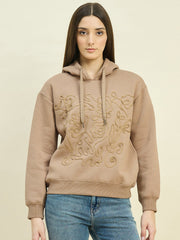 Madame Ladies Western Sweat Shirt M5W22433 001 Beige