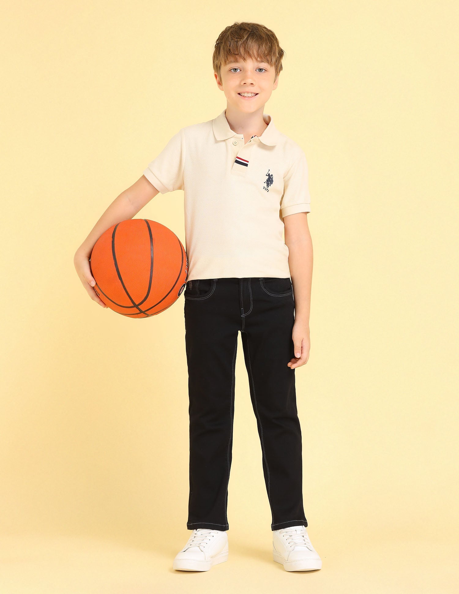 U.S.POLO KIDS BOYS JEANS UKJEN607