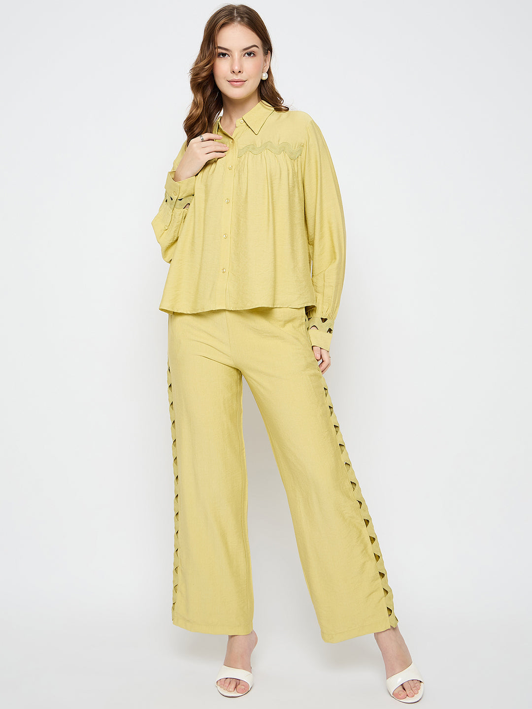 Madame Green Lace Green Co-Ord Set