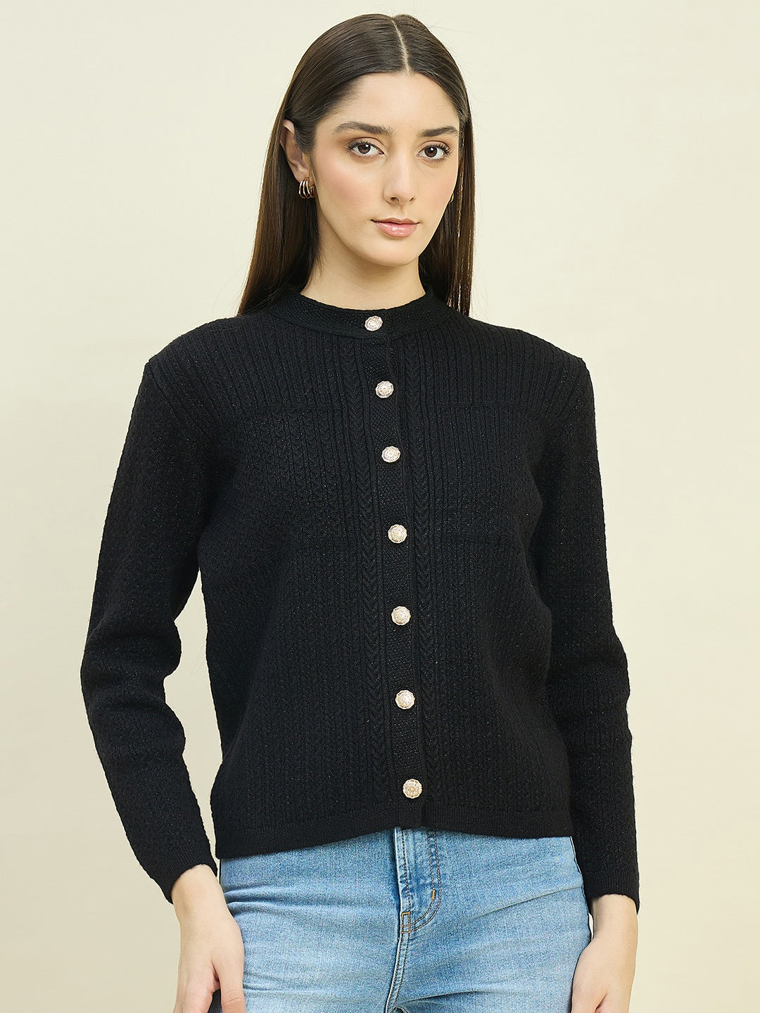 Madame Ladies Western Cardigan M5W70046 002 Black
