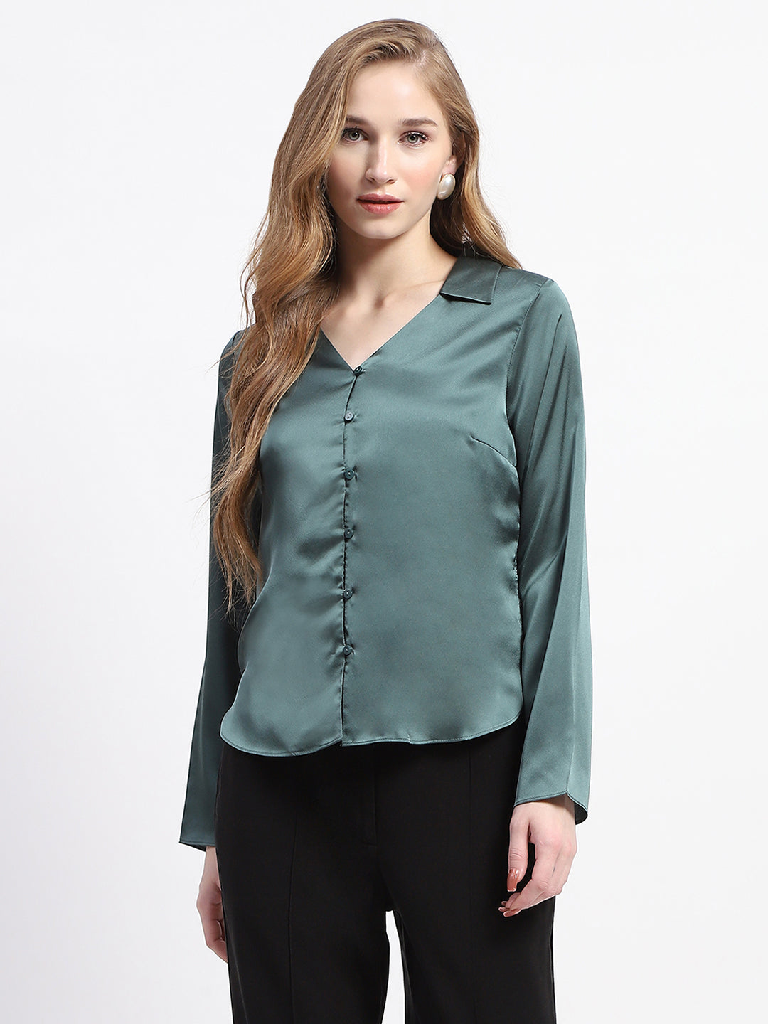 Madame Ladies Western Top F/S M4W18701 054 Jade