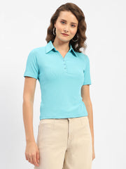 Madame Ladies Western Top H/S M4S11005 043 Aqua