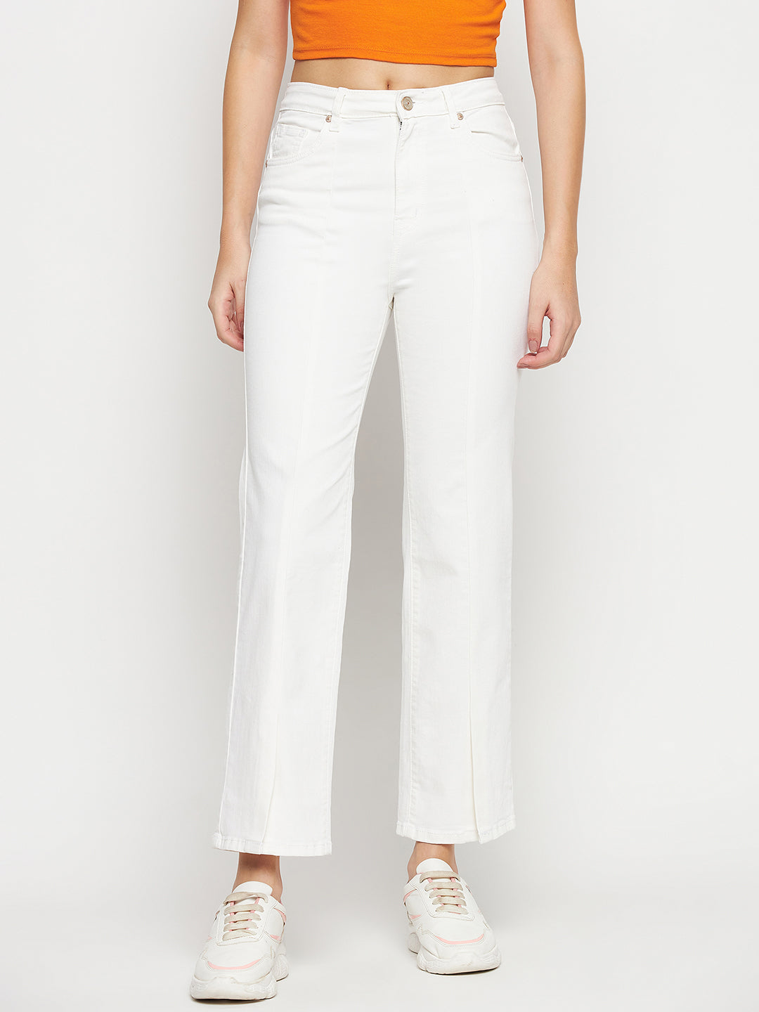 Madame Ladies Western Jeans M3S24158 040 White