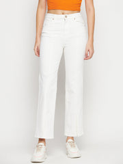 Madame Ladies Western Jeans M3S24158 040 White