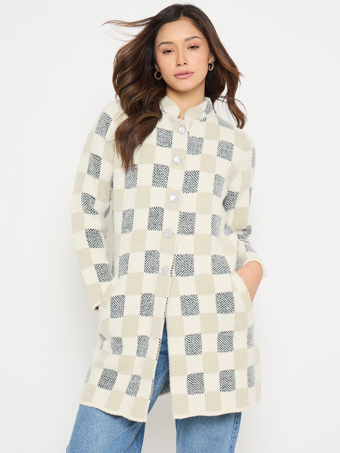 Madame Ladies Western Cardigan M5W70509 001 Beige