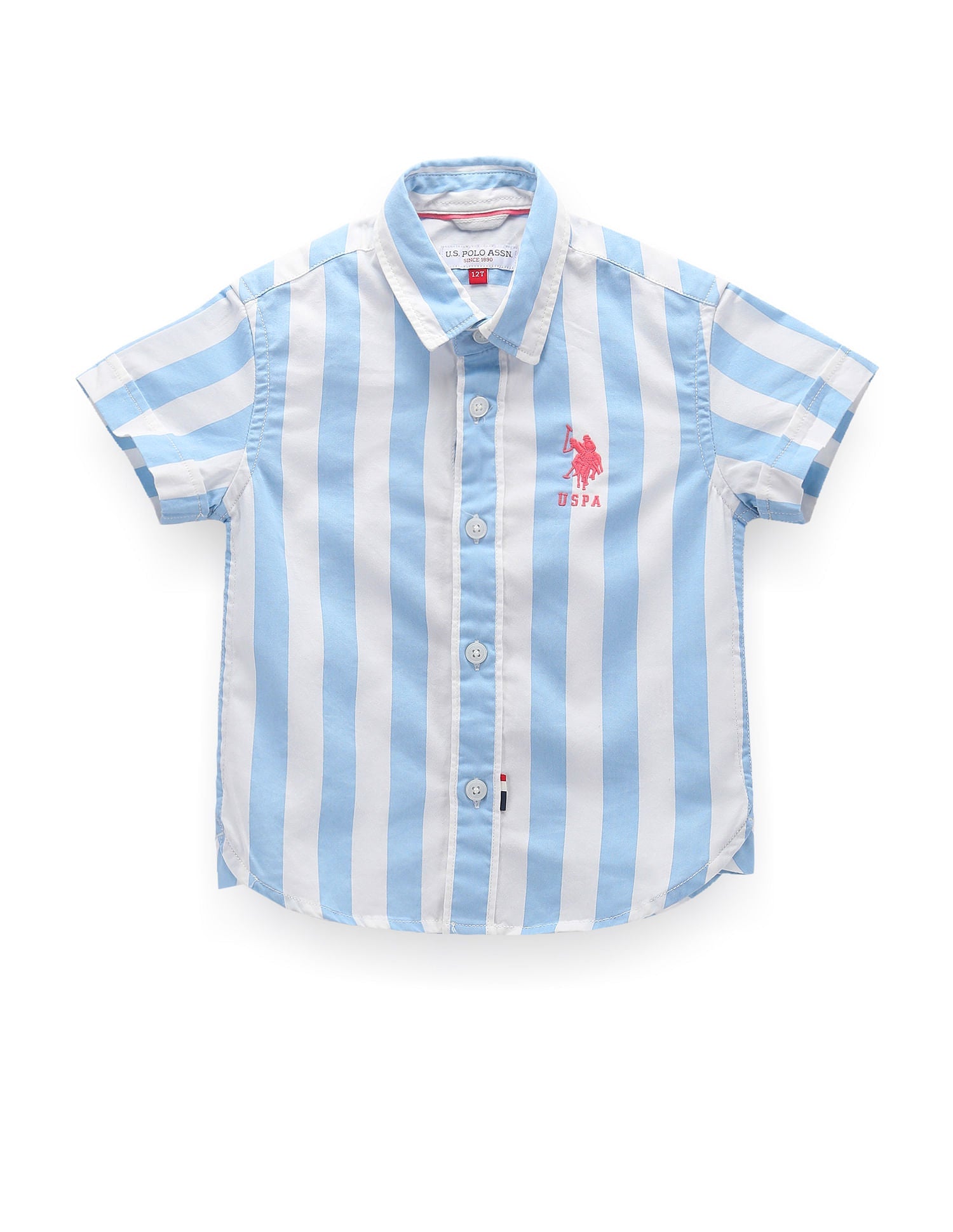 U.S.POLO KIDS BOYS SHIRT F/S UKSHT0995