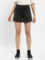 Madame Ladies Western Shorts Denim M4S25609 047 Charcoal