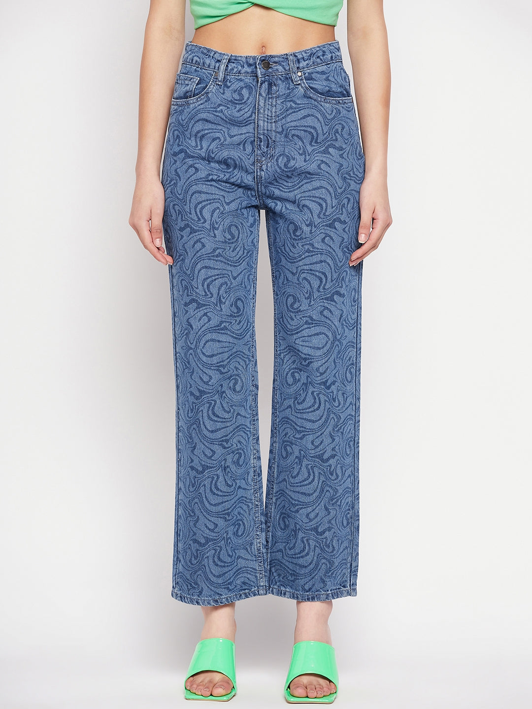 Madame Ladies Western Jeans M3S24261 003 Blue