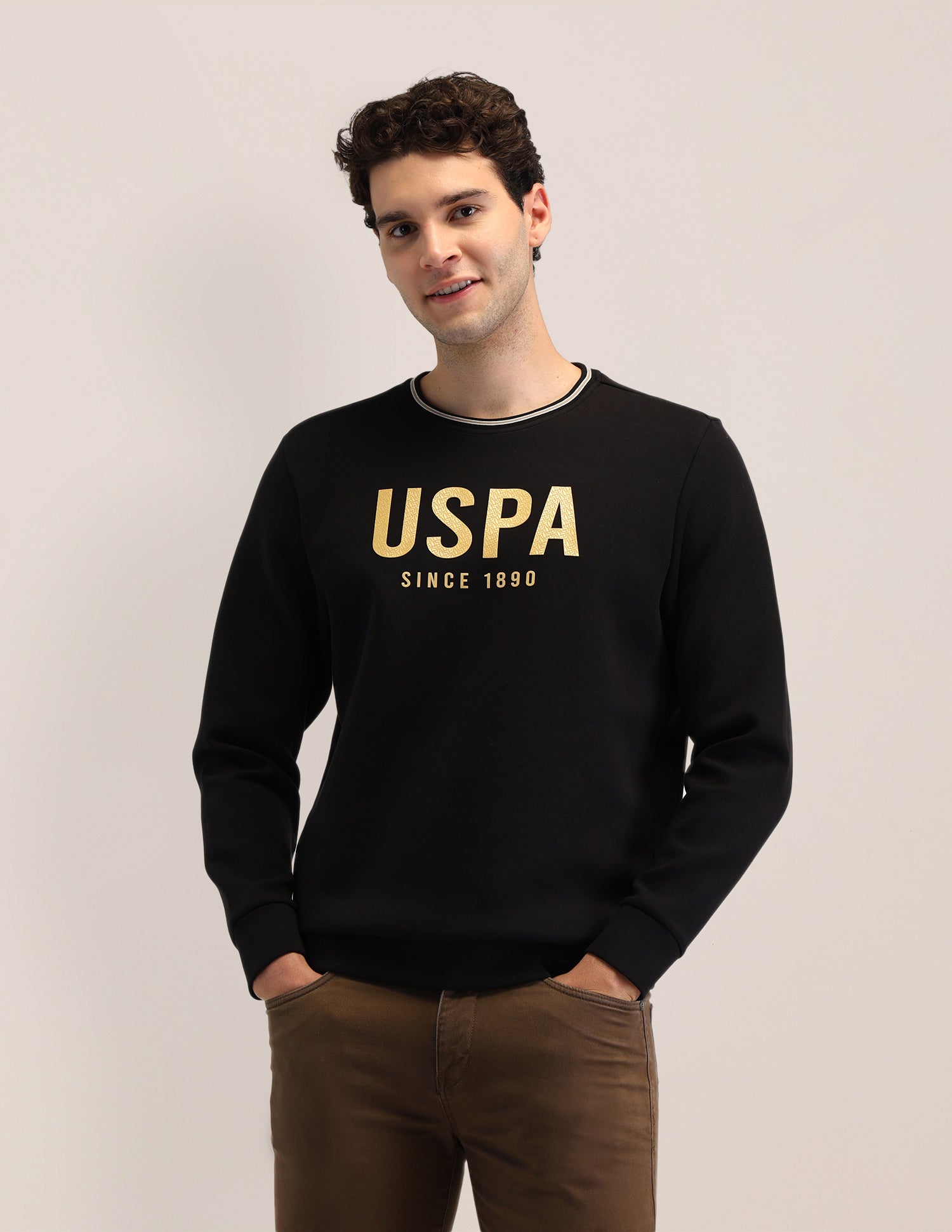 U.S.Polo Mens Sweat Shirt F/S Ussws4125 Ussws4125