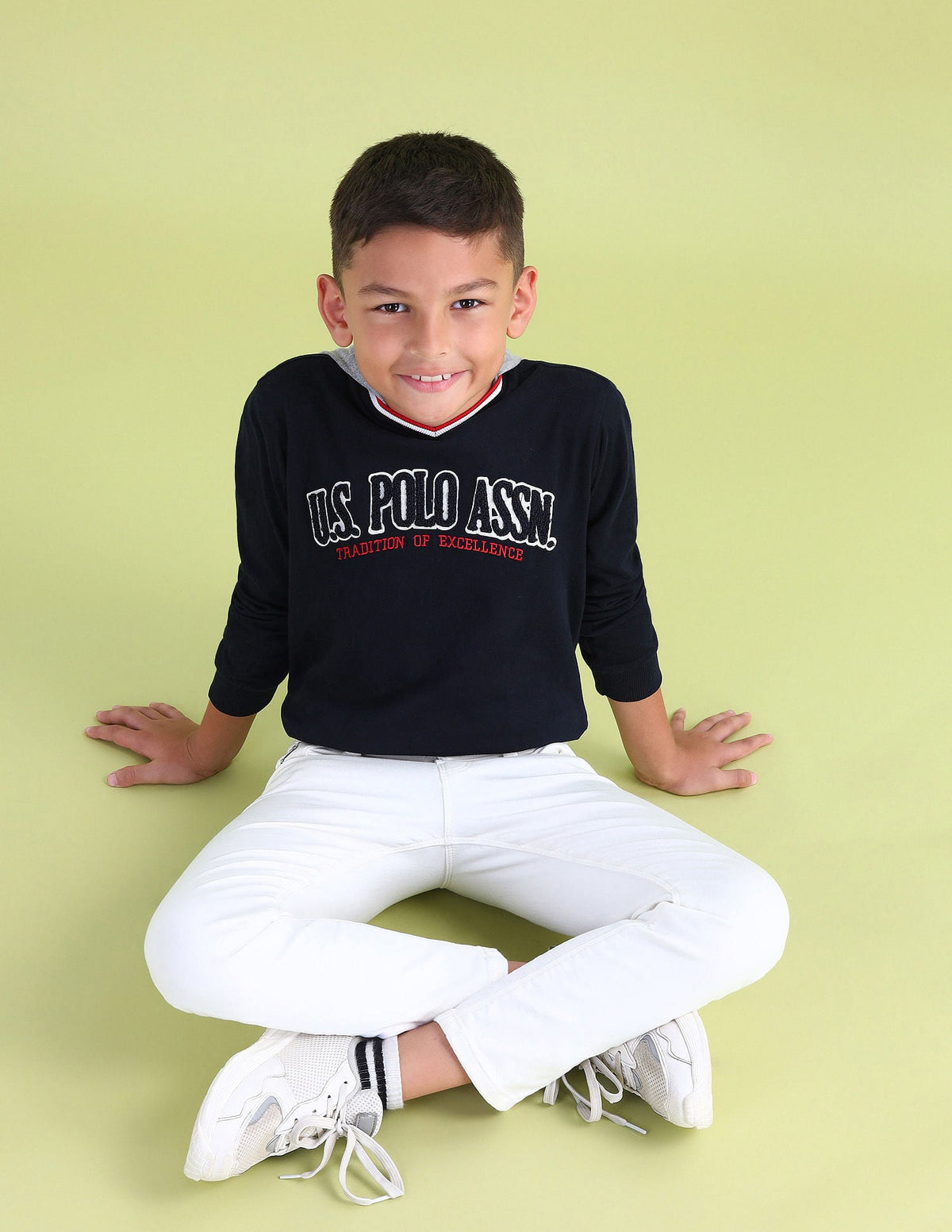 U.S.POLO KIDS BOYS T-SHIRT F/S UKTSH1332