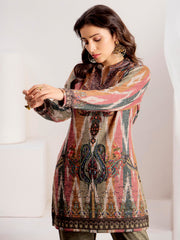 Woolen Chevron Printed Co-Ord Set