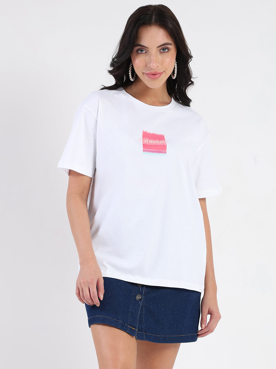 Madame Ladies Western Top H/S M5S11273 040 White