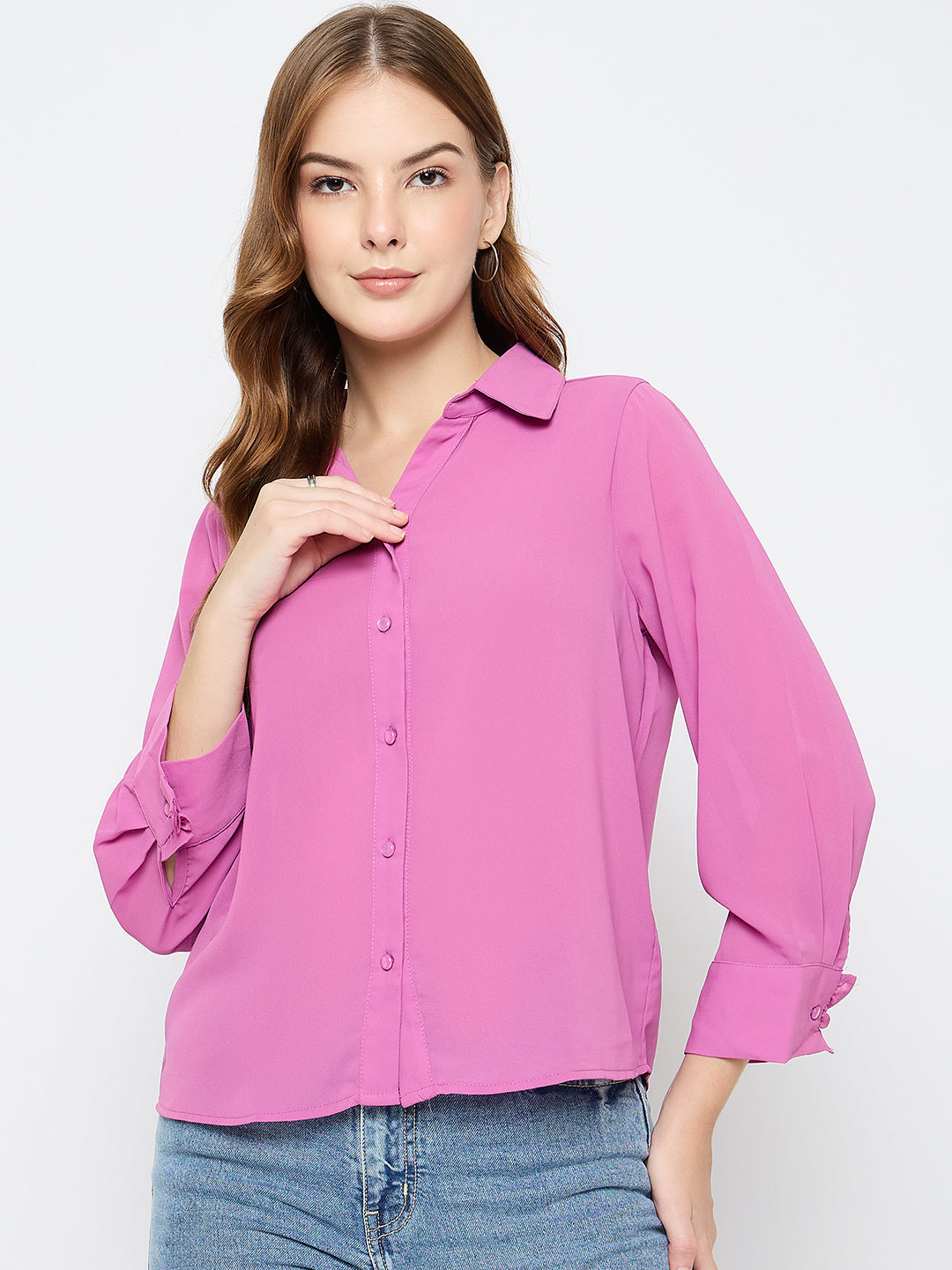 Madame Ladies Western Top F/S M5S18255 012 Fuschia