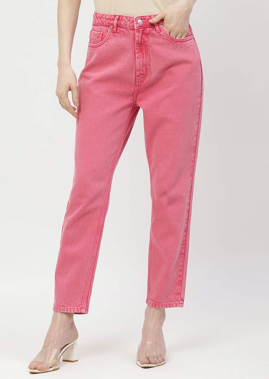 Madame Ladies Western Jeans M4S24263 031 Pink