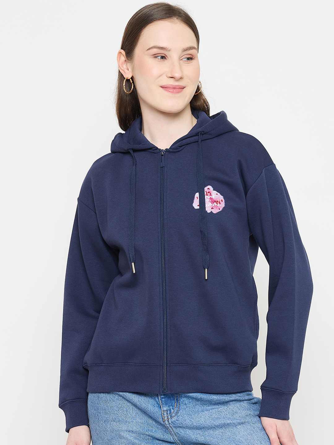 Madame Ladies Western Sweat Shirt M5W22329 026 Navy