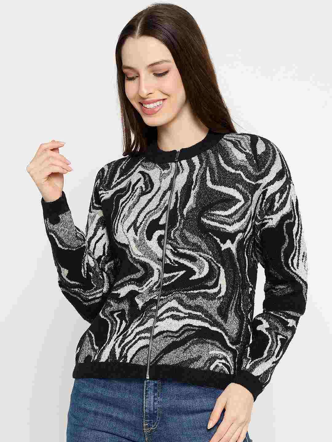 Madame Ladies Western Woolen Top M3W17129 002 Black