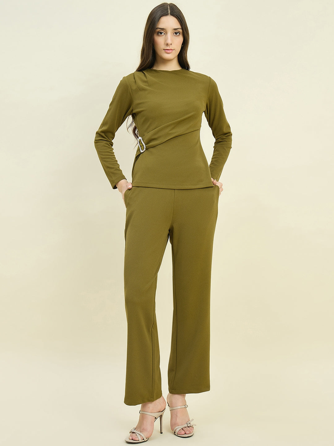 Madame Ladies Western W Cord Set M5W34077T 29 Olive